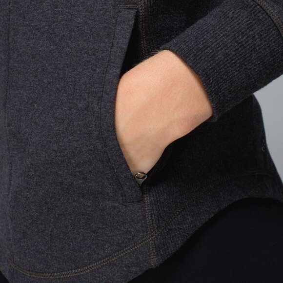 Lululemon Post Sweat Pullover Half Zip Hoodie Size 4 - Picture 7 of 14